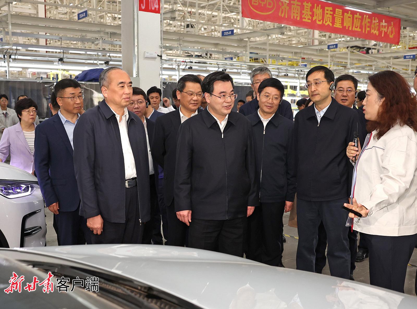 甘肃省党政代表团赴山东学习考察