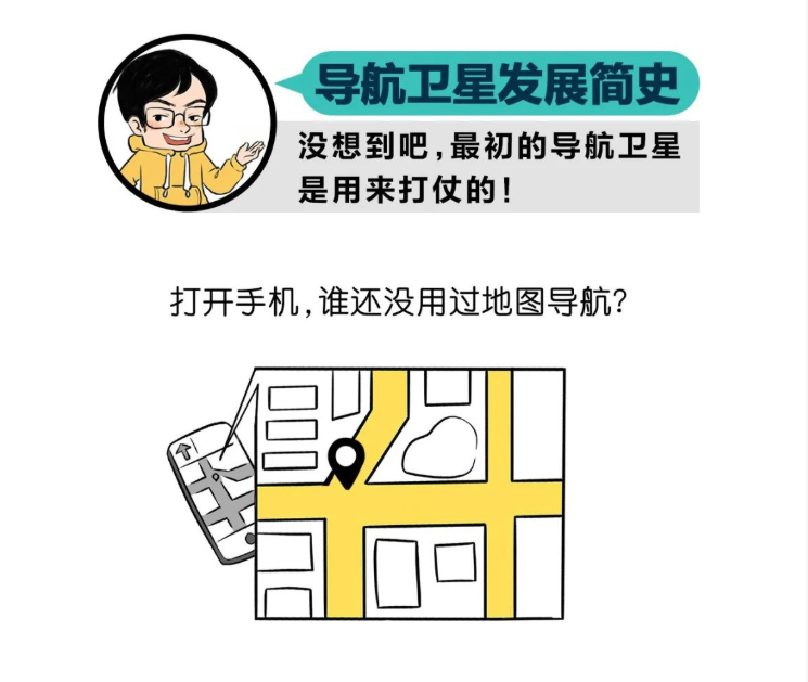 没想到吧，最初的导航卫星是用来打仗的！