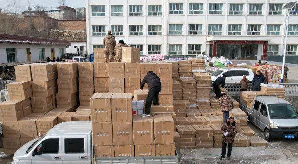 甘肃省内衣行业协会组织会员单位为积石山灾区捐赠200多万元款物     